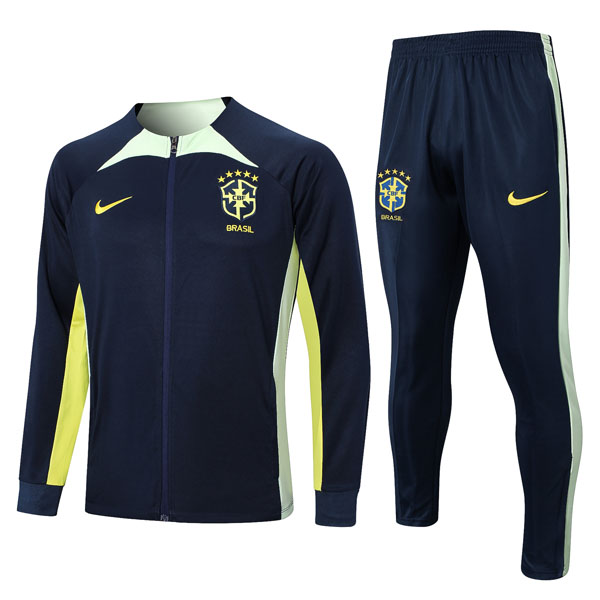 Trainingsanzug Brasilien 2022-2023 Blau Gelb